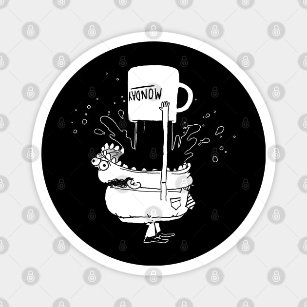 Monday Morning Coffee Magnet by JimBryson